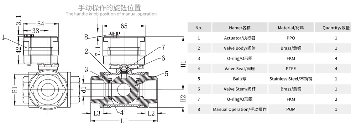1750123620738562.jpg 臥式三通黃銅微型電動球閥-零部件材質(zhì)表.jpg