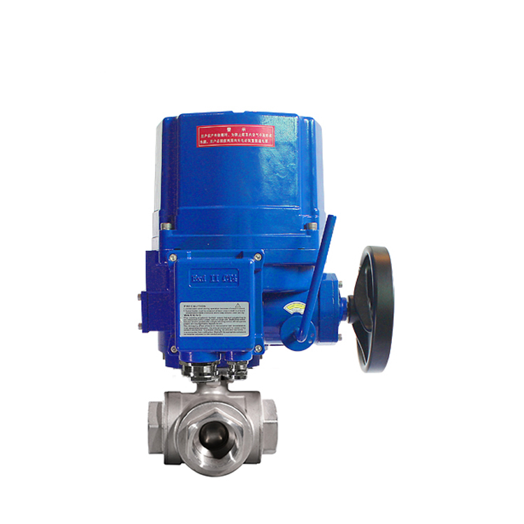 HK60Q-EX-T防爆電動三通內(nèi)螺紋球閥