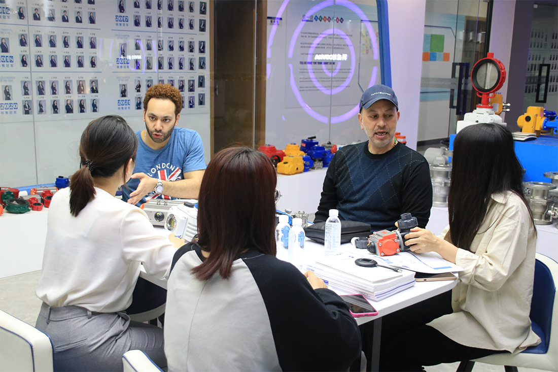 國(guó)外客戶拜訪科威納