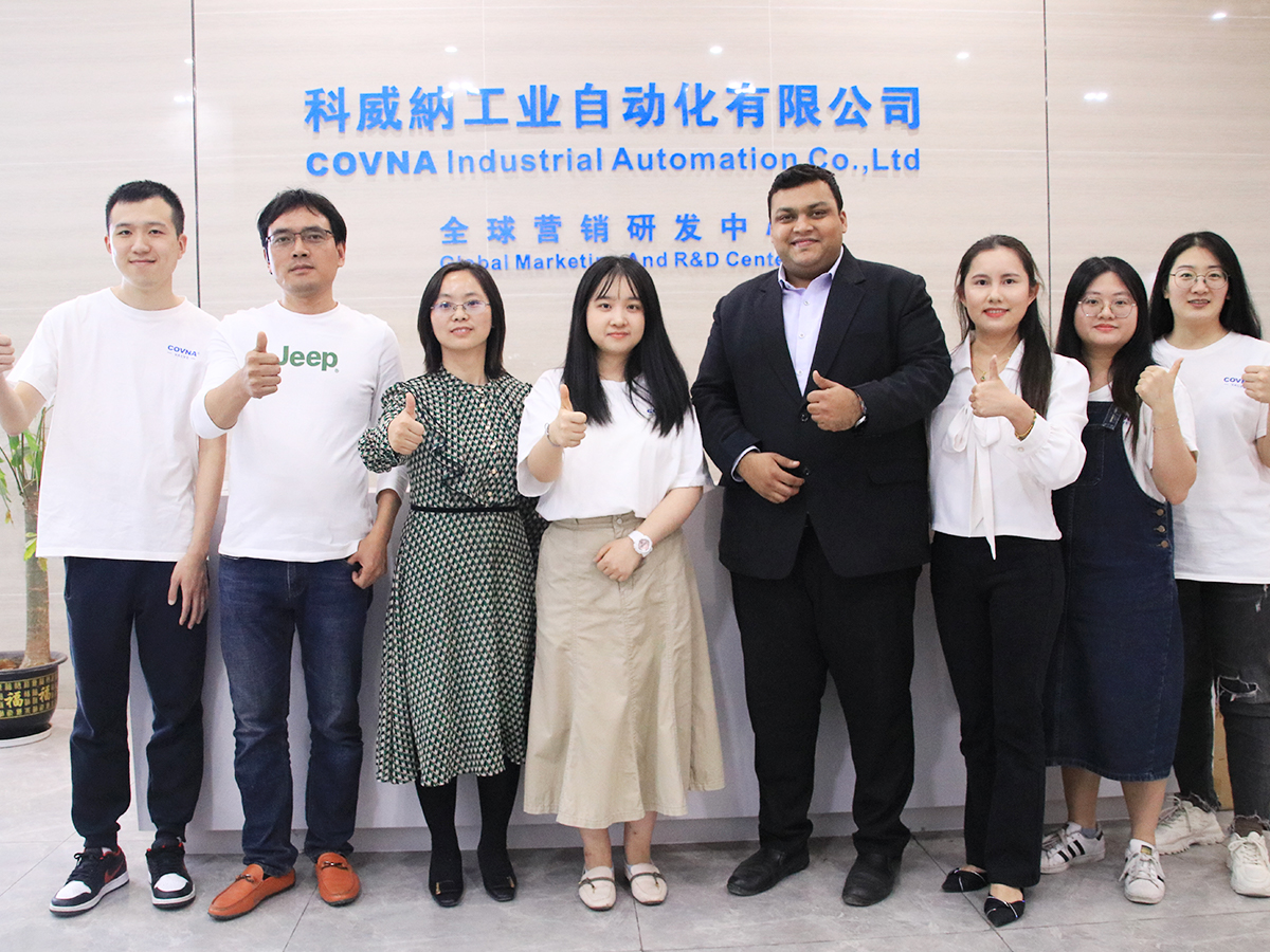 國(guó)外客戶拜訪科威納