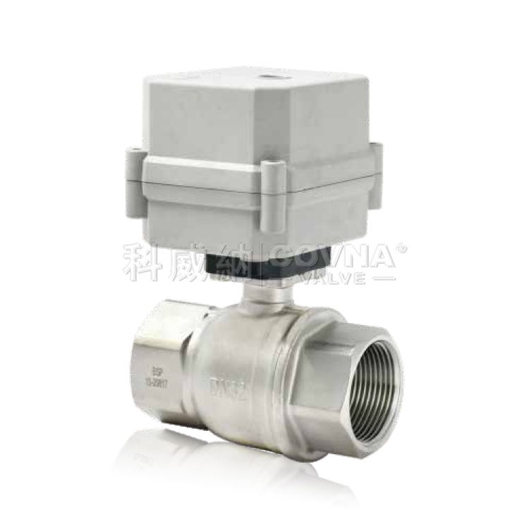 不銹鋼二片式螺紋微型電動球閥_A100-T32-S2-C