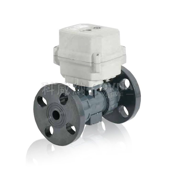 UPVC法蘭微型電動(dòng)球閥_A150-T